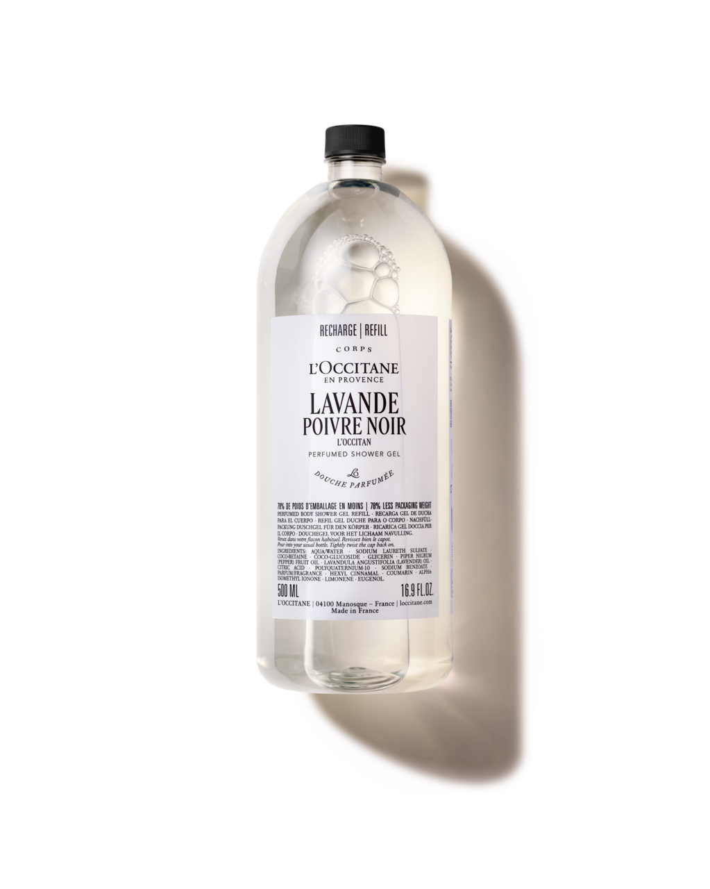 Eco-Refil Sabonete L&iacute;quido Corporal Perfumado Lavande Poivre Noir (L'Occitan)